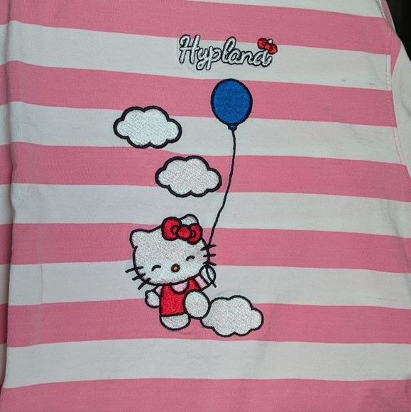 Hello Kitty x Hypland Oversized Embroidered Tee - Picture 3 of 5